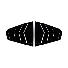 Rear Louver Window Side Shutter Cover Trim for MK6 2011-2018 Side Vent Blinds Trim Sticker Accessories