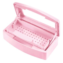 Nails Tool Sterilizer Box Plastic Disinfectant Container Disinfectant Tray for Nails Tools, Tweezers, Hair Salon