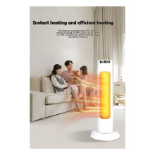 Heater Electric Heating Heater Household Quick Heating Fan Bathroom Bathing Artifact Household Vertical W EU Plug