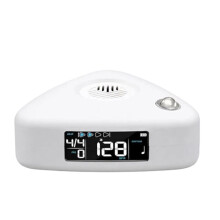 Digital Metronome Rechargeable for Piano, Guitar, Violin&All Instruments Wide Tempo 30-300 BPM , Timer Function White