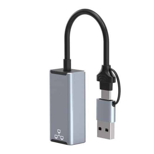 Προσαρμογέας USB-C σε Ethernet - RNCYN - USB 3.0 - Type-C σε RJ45 - Συμβατό 1