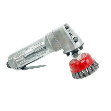 Pneumatic Wire Brush 75mm Cup Brush 11000 RPM MAG-9000 Rust-Removing Brush Heavy-Duty Anti-Rust Tool