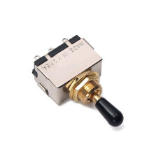 Chave Seletora de 3 Posições para Guitarra, Construção em Metal, Estilo Fechado, para Guitarras Elétricas Clássicas