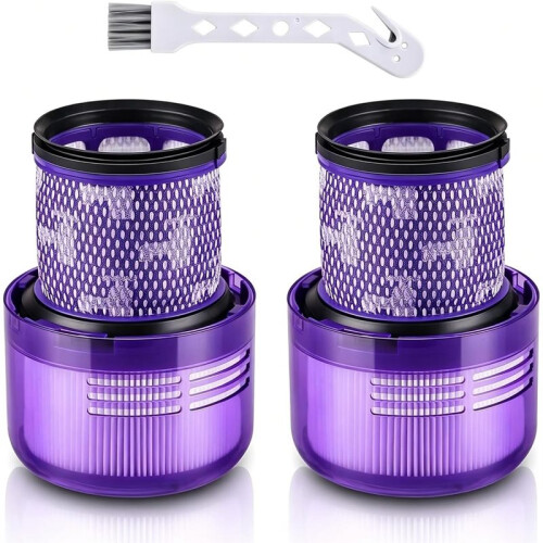 2 Pack Vacuum Filter Replacement Compatible Compatible with  V11 Animal Torque Drive, Complete, Extra, V15 Detect, V15s