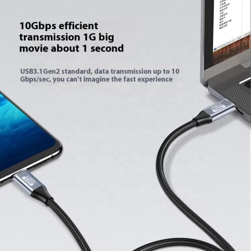 Καλώδιο επέκτασης USB-C - RNCYN - Γρήγορη φόρτιση 100W 2