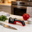 2 Stages For Kitchen Knife Sharpener Sharpening Stone Tools Carbide Ceramic 18