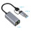 Adaptador Ethernet USB-C - RNCYN - USB 3.0 e Tipo-C - RJ45 100Mbps - Compatível com PC, tablet e celular 2