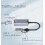 Adaptador Ethernet USB-C - RNCYN - USB 3.0 e Tipo-C - RJ45 100Mbps - Compatível com PC, tablet e celular 5
