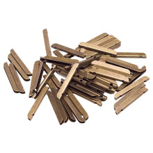 Leren Notitieboekhoes met Metalen Randbescherming, Inclusief Rubberen Bandjes voor Bescherming, 50 Stuks