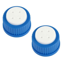 GL45 Safety Filling Cap for Glass Bottles, Complete Set of 2 4-Port
