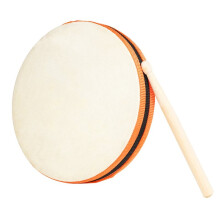 Double-Sided Goatskin Hand Drum Set for Educational Musical Fun and Early Learning
