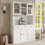 HOMAIRE White Tall Kitchen Cabinet 120x40x191cm 6