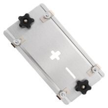 Electric Handheld Jig Saw with Alloy Mounting Plate, Flip Board Insert for Woodworking Renovation