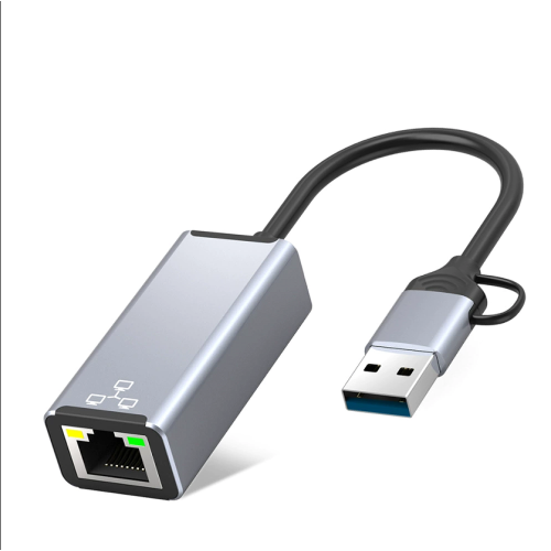 Adaptador Ethernet USB - RNCYN - USB C/USB A - Compatible con PC/Tableta/Teléfono 1