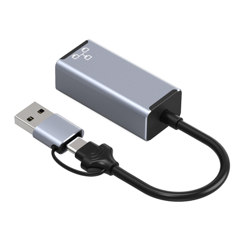 Adaptador Ethernet USB - RNCYN - USB C/USB A - Compatible con PC/Tableta/Teléfono 2