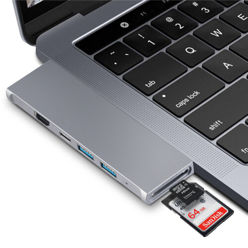 Πολυλειτουργικός διανομέας USB-C - RNCYN - 7 σε 2 θύρες - Type-C 1
