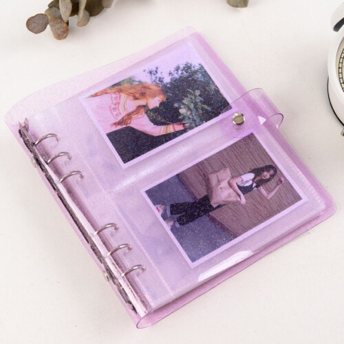 (White,5in（100 Pockets）)200 Pockets Photocard Binder Storage Photos Protective Case Pvc Tools Durable 1