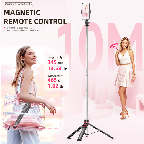 Τρίποδο Bluetooth για selfie - RNCYN - 1,75 m - αυτόματο άνοιγμα 2