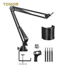 Gelenkiger Mikrofonständer - RNCYN - Modell T20 - Robuster Stahl - 70 cm horizontale Auszugslänge