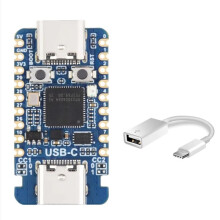 Placa de Desarrollo USB-C RP2350A con Sensor de Temperatura Integrado para Raspberry Pi RP2350A MCU Placa de Desarrollo con Convertidor