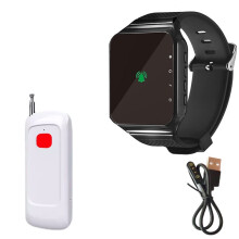 Wireless Call System Pager with Wrist Watch Receiver, 1 Transmitter 998 Channels IPX4 RF for Home School