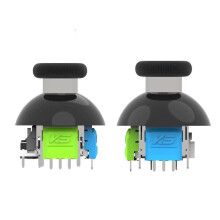 Lot de 2 Joysticks Magnétiques TMR pour Manette pour PS4 JT13-009, Réglables de 30 à 80 Gf, Anti-Dribble, Remplacement Du Joystick