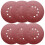 60PCS 9 Inch Drywall Sanding Discs, 40-240 Grit Assorted Hook Loop 10 Hole for Sander 1