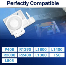 8 Stuks Printerinktdempers voor P408 L805 L1300 L1800 L1400 R1390 R2000 R2400 T50DTF Printers