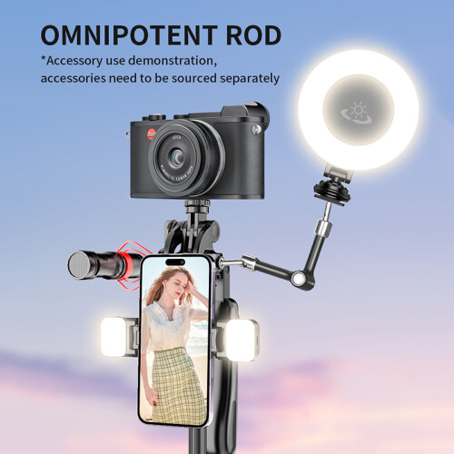 Τρίποδο selfie stick - RNCYN - Μοντέλο C08 - Κράμα αλουμινίου 2