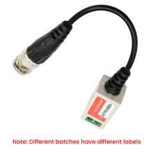50 Paare (100 Stück) UTP-Video-Balun, Verdrillte CCTV-Baluns, Passive Transceiver, BNC-Kabel Cat5
