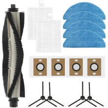 Pièces Détachées pour Aspirateur Robot pour A30 Pro: Brosse Latérale, Filtre HEPA, Lingette de Nettoyage. Accessoires pour Robot de Nettoyage