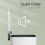 Bathroom Bin - Steel - White - 6L Soft-Close Lid for Compact Spaces 2