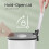 Bathroom Bin - Steel - White - 6L Soft-Close Lid for Compact Spaces 3