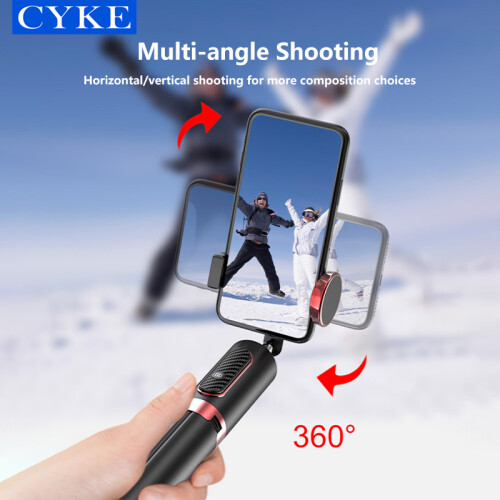 Trépied selfie flexible - RNCYN - 150 cm - Rotation 360 - Télécommande Bluetooth - Ab202 Max - Format portable 2