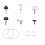 42PCS Heavy Equipment Key Master Set, Construction Machine Operator Keys Ignition for   JD Case JLG JCB 10