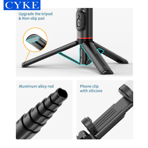 Bluetooth selfie stick with tripod - RNCYN - mini foldable tripod - extendable selfie stick - wireless Bluetooth 2