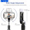 Perche à selfie trépied avec éclairage d'appoint - RNCYN - Télécommande Bluetooth détachable - Format compact 6