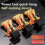 3Pcs Tool Belt Holders for Drills and Hammers, Self Locking Double Lock Waist Hanger, Universal Drill Belt Clip Fits 2
