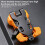 3Pcs Tool Belt Holders for Drills and Hammers, Self Locking Double Lock Waist Hanger, Universal Drill Belt Clip Fits 4