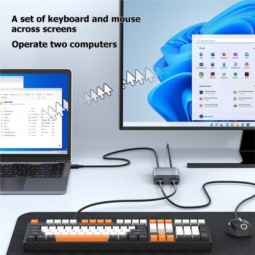 USB Computer Keyboard and Mouse Sharing Device Sharing Device Keyboard and Mouse Synchronizer 1