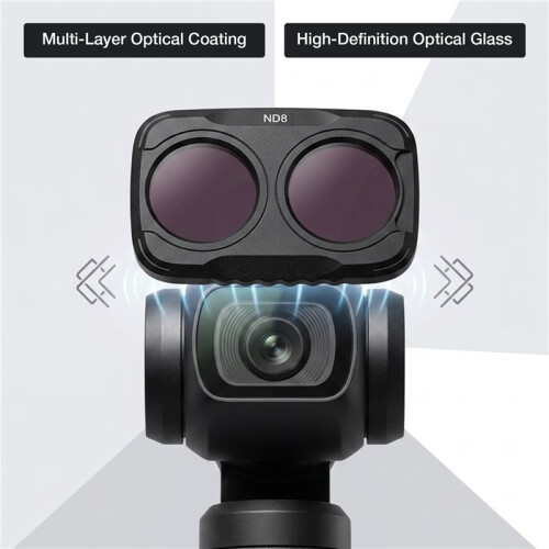 For  Osmo Pocket 4pro ND8/ND16 Neutral Density Filter Kit Filters Accessories A 2