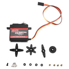 Moteur Servo Numérique RC 20KG 180 avec Moteur à Métal, Haute Vitesse et Couple Élevé pour Voiture Intelligente, Robot, Bateau, Hélicoptère RC