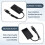 For  SR-EA5 USB Sound Card, External Audio Adapter with Denoise,3.5mm Jack for Mic & Headphones,  Laptop 7