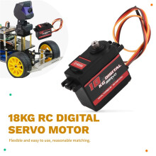18KG RC Digital Servo Motor 180 Metal Gear Servo High Speed High Torque Servo for Car Robot Boat RC Helicopter