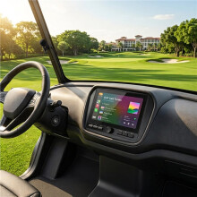 10 .1Inch MP5 Touchscreen Display Marine Stereo for Outdoor Yacht Off-Road Vehicle Sightseeing Bus and SUV