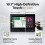 Display Touchscreen MP5 de 10,1 Polegadas para Estéreo Marinho para Iate, Veículo Off-Road, Ônibus de Turismo e SUV 5