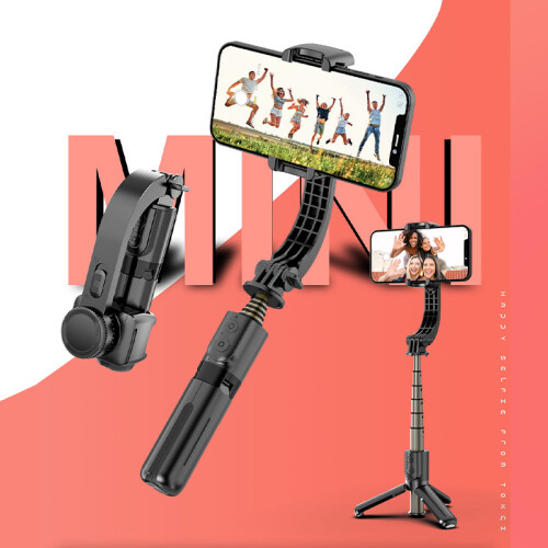 Mini phone stabilizer - RNCYN - L08 - Single axis - Wireless - Rotating remote control - Selfie stick 1