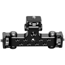 Multi-Functional 3-Way Live Video Stand Aluminium Alloy Support for SLR Cameras, Tripod Mounting Clamp Extension Bracket