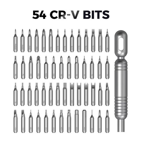 55PCS  Precision Screwdriver Set Magnetic Repair Tool Kit for Torx Hex  Bits for Phone Laptop Electronics 2