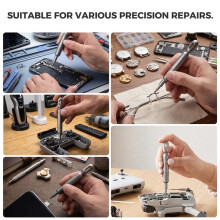 55PCS Precision Screwdriver Set Magnetic Repair Tool Kit for Torx Hex Bits for Phone Laptop Electronics